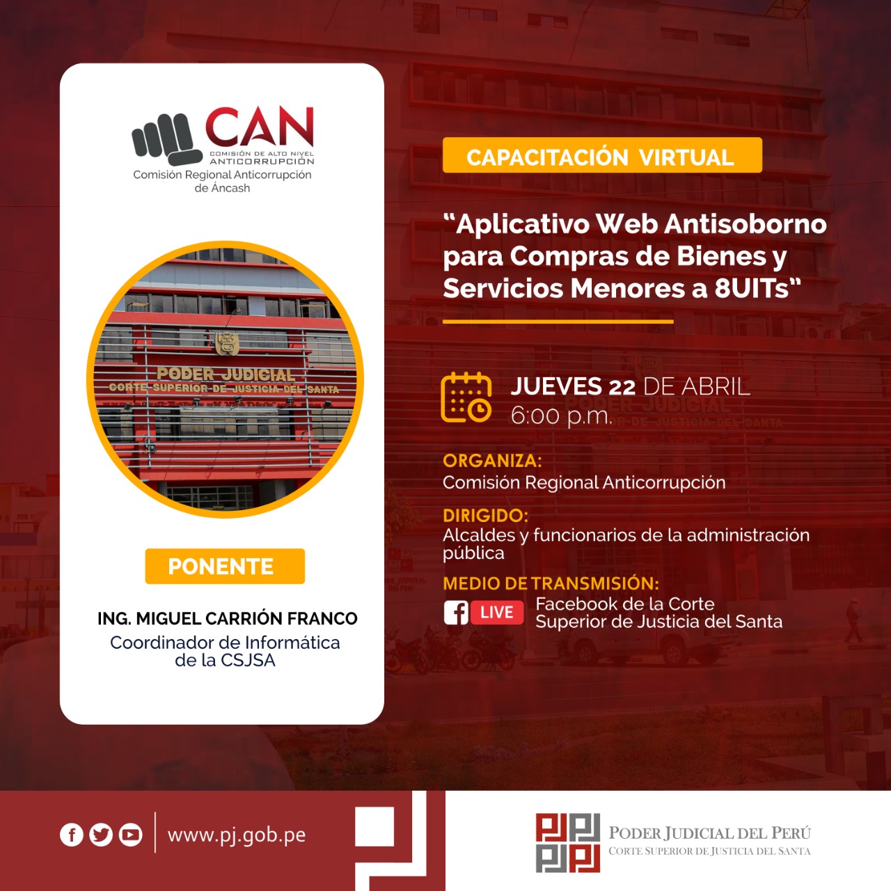 Aplicativo Web Antisoborno para Compras de Bienes y Servicios menores a 8 UIT