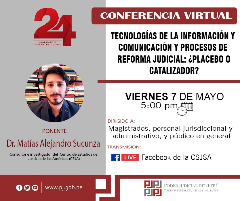 Tecnologías de la Información y Comunicación. Procesos de Reforma Judicial