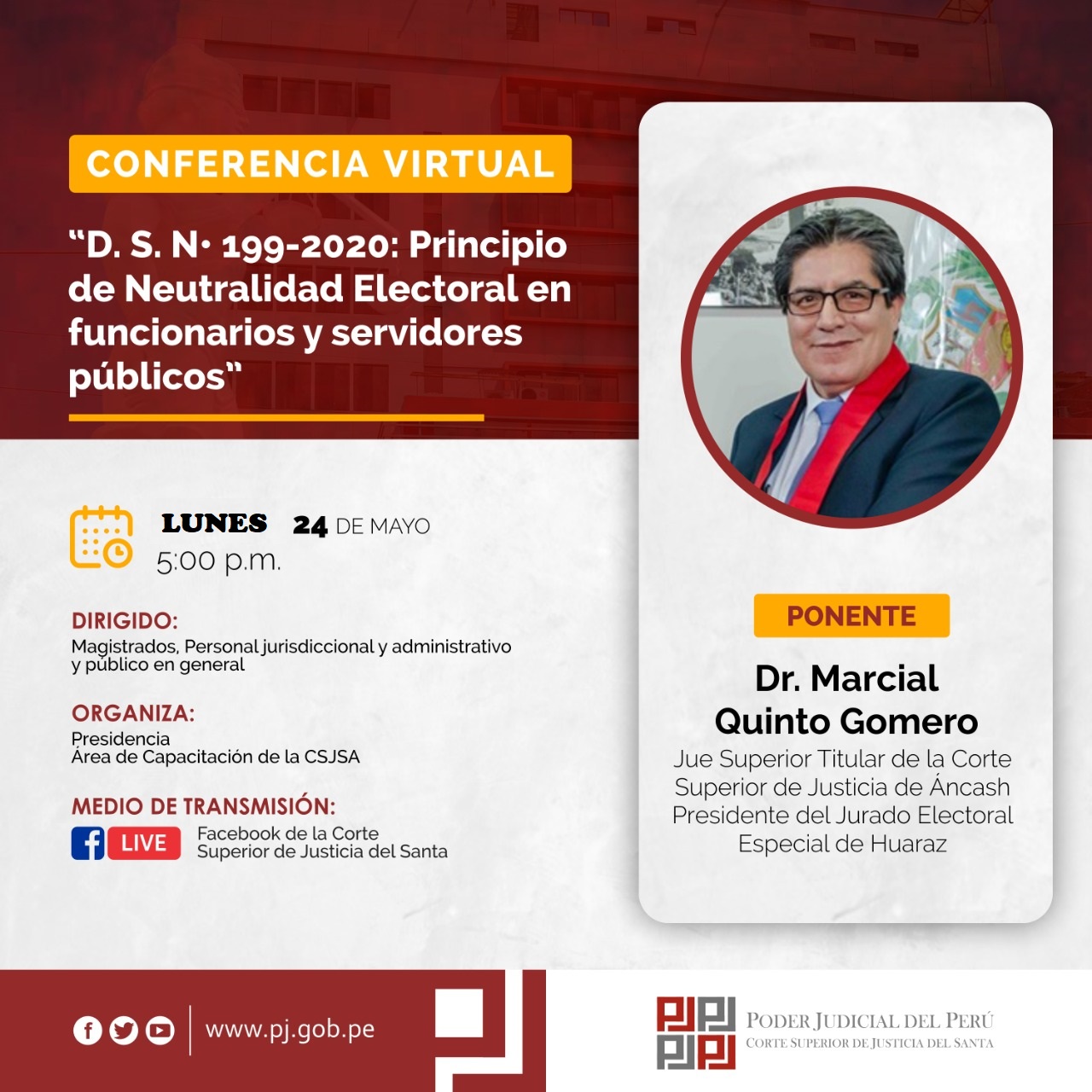 D.S.NÂº 199-2020: PRINCIPIO DE NEUTRALIDAD ELECTORAL DE FUNCIONARIOS Y SERVIDORES PÃšBLICOS