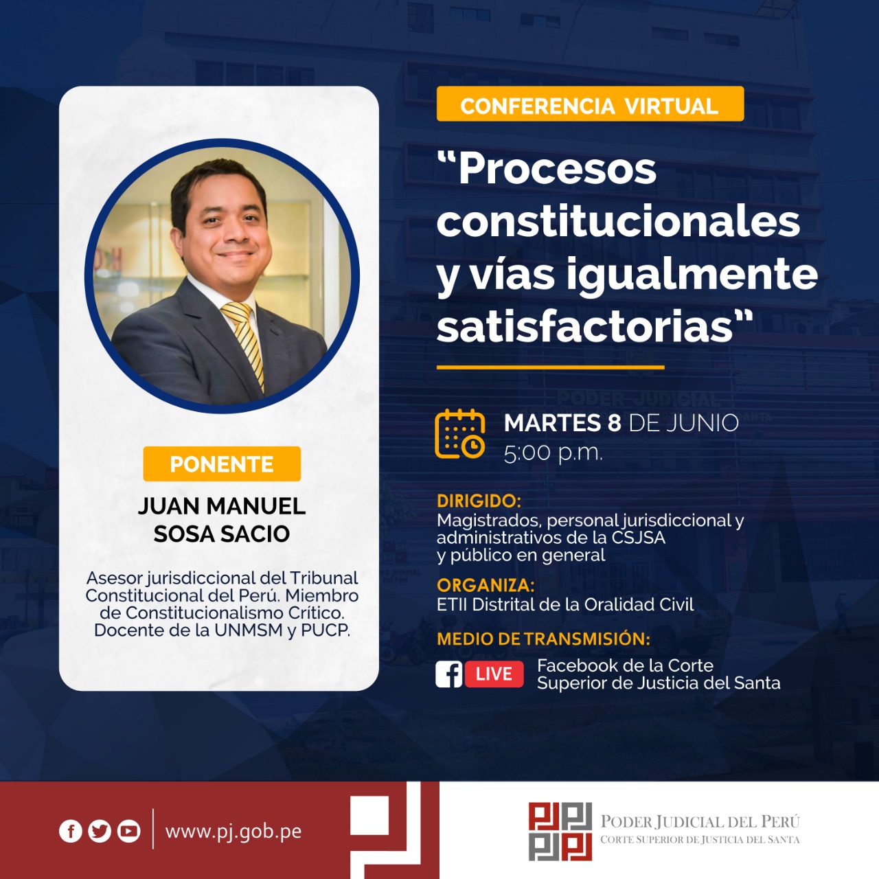 PROCESOS CONSTITUCIONALES Y VÃAS IGUALMENTE SATISFACTORIAS