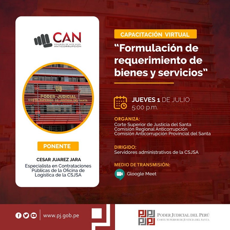 FORMULACIÓN DE REQUERIMIENTO DE BIENES Y SERVICIOS