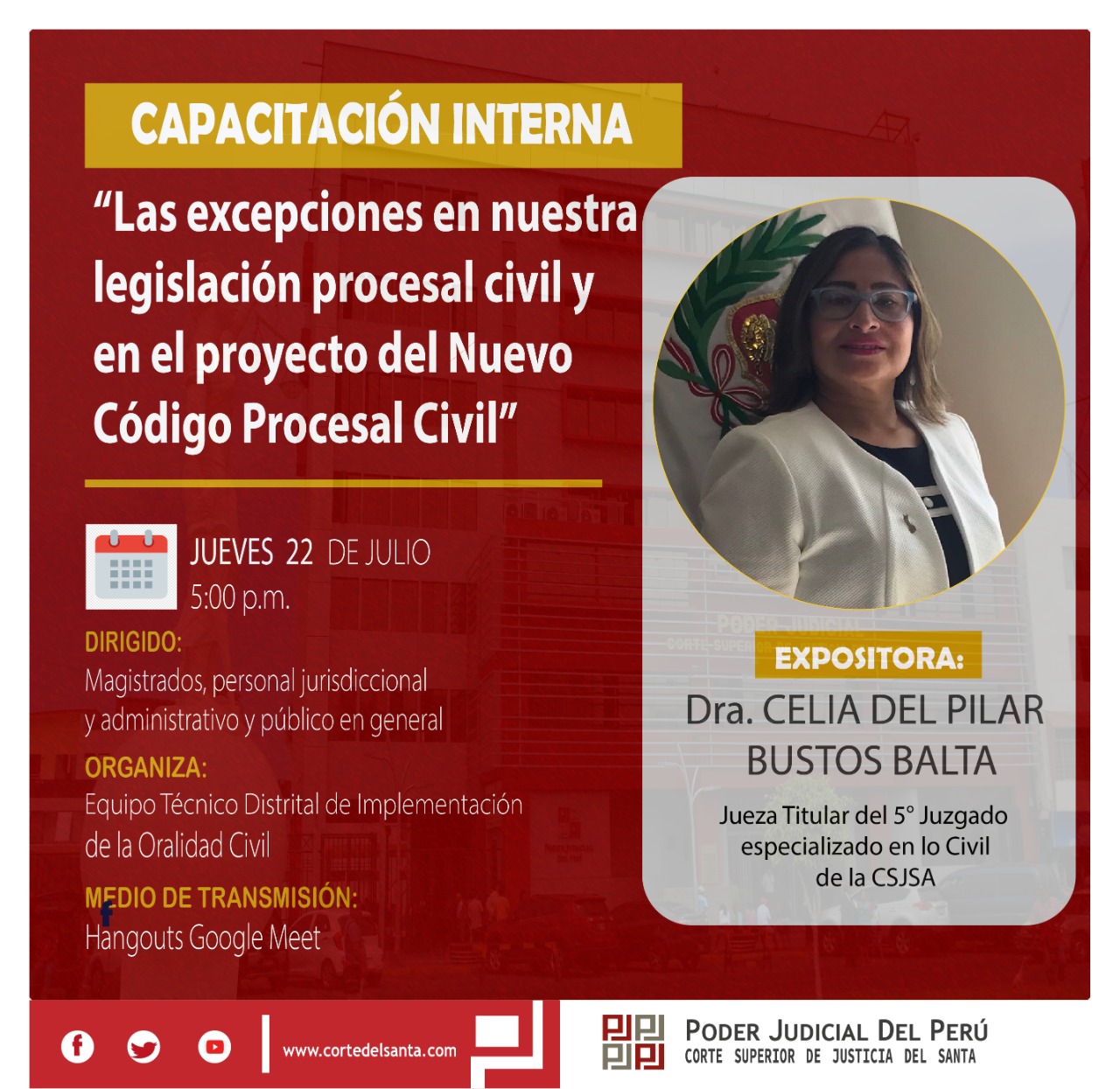 LAS EXCEPCIONES EN NUESTRA LEGISLACIÃ“N PROCESAL CIVIL Y EN EL PROYECTO DEL NUEVO CÃ“DIGO PROCESAL CIVIL