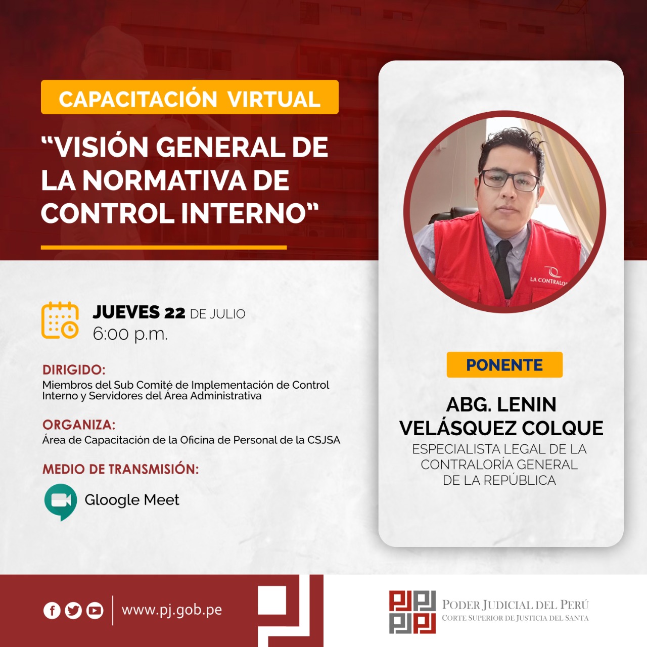 VISIÃ“N GENERAL DE LA NORMATIVA DE CONTROL INTERNO