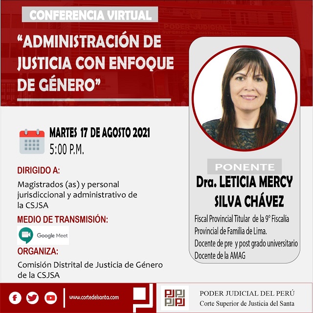 ADMINISTRACIÃ“N DE JUSTICIA CON ENFOQUE DE GÃ‰NERO