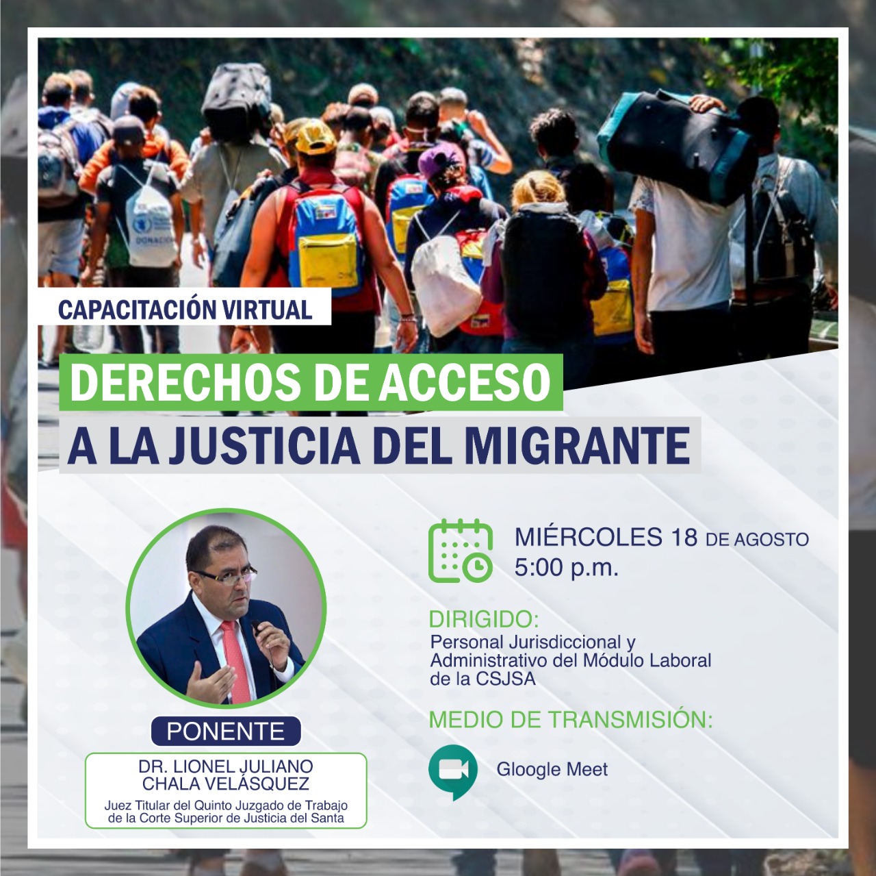 DERECHO DE ACCESO A LA JUSTICIA DEL MIGRANTE