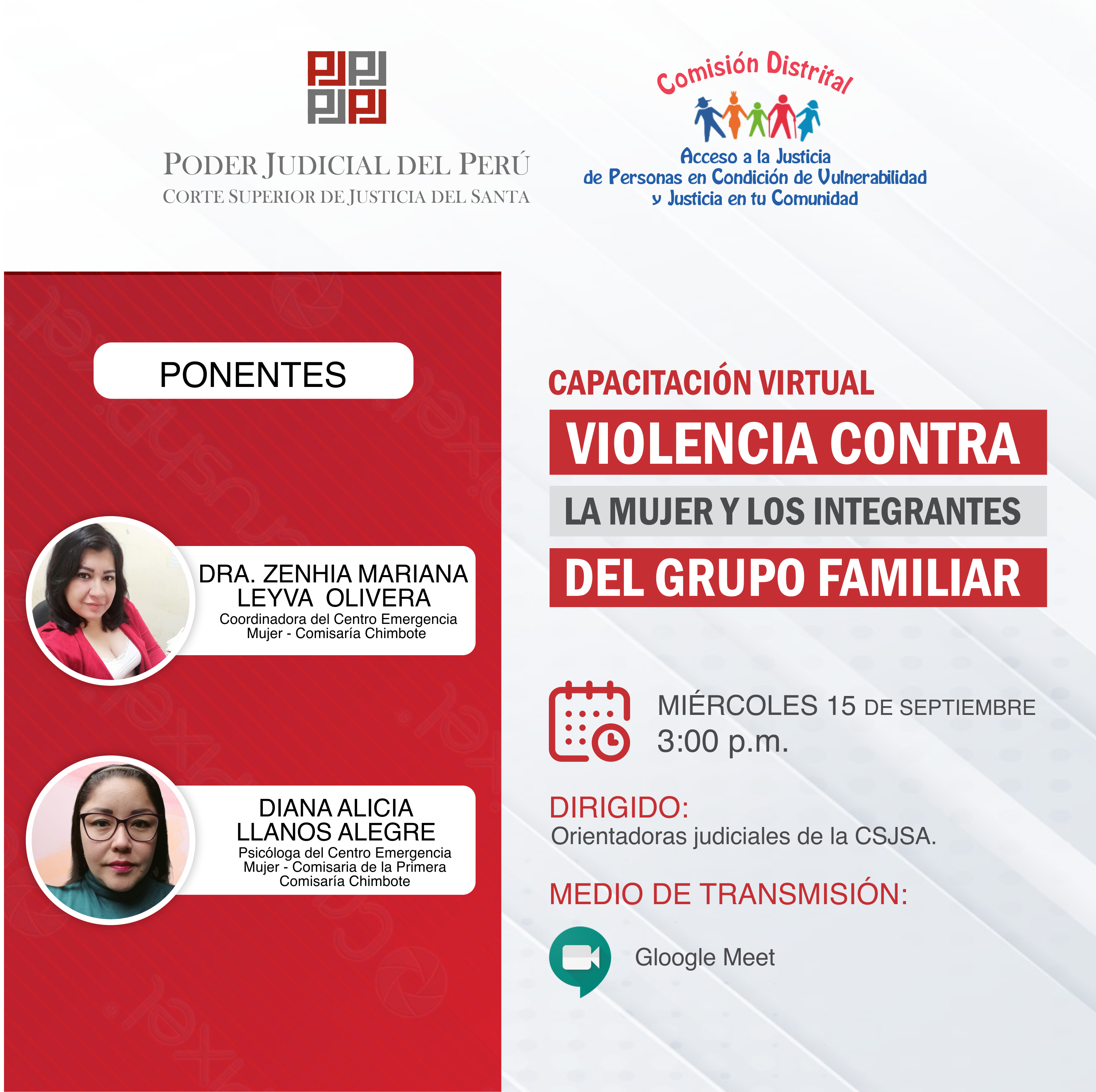 VIOLENCIA CONTRA LA MUJER Y LOS INTEGRANTES DEL GRUPO FAMILIAR