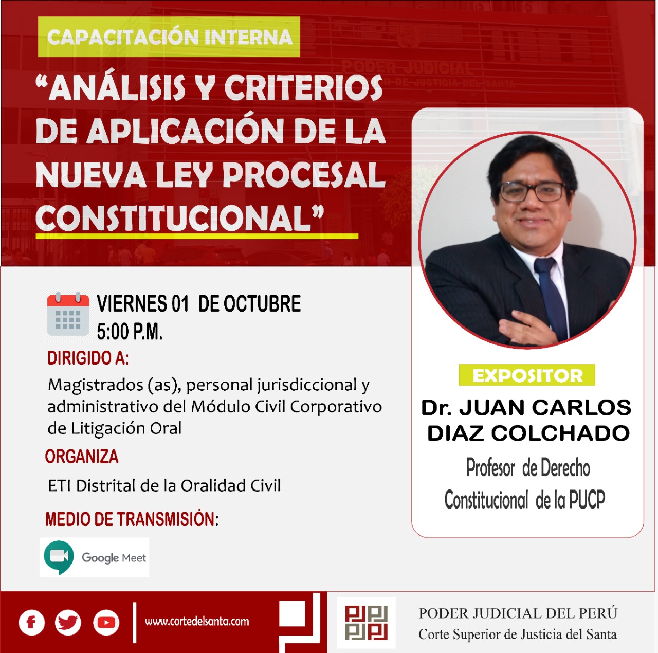 ANÃLISIS Y CRITERIOS DE APLICACIÃ“N DE LA NUEVA LEY PROCESAL CONSTITUCIONAL
