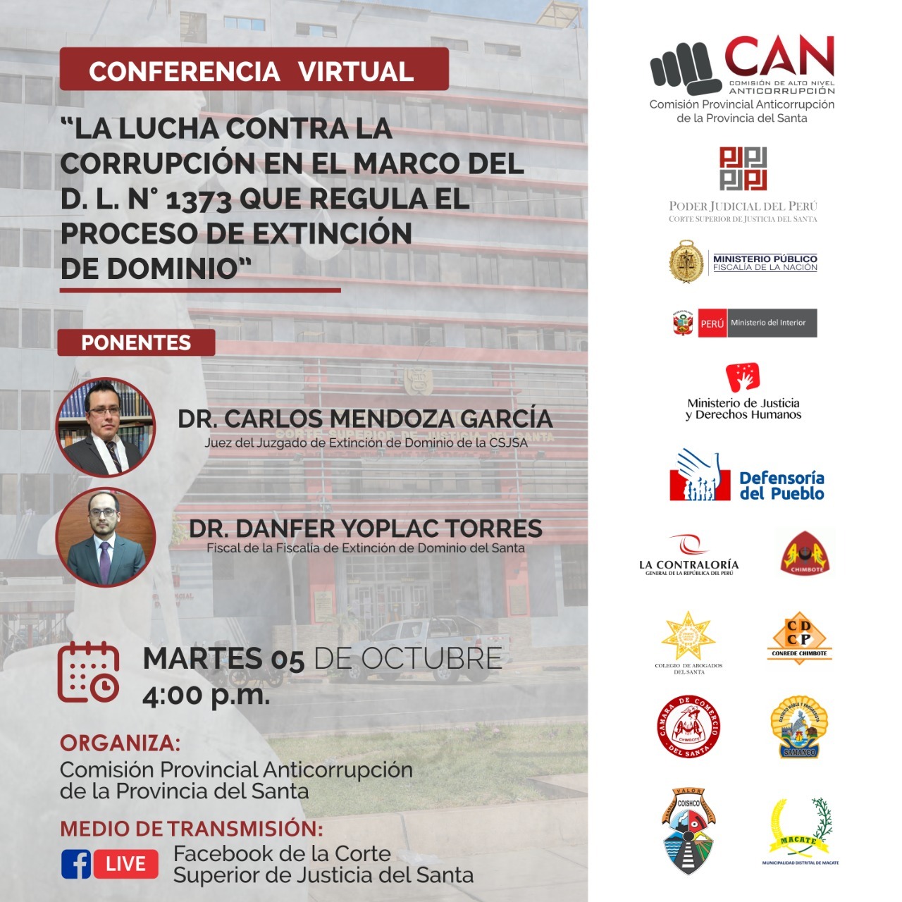 LA LUCHA CONTRA LA CORRUPCIÃ“N EN EL MARCO DEL D.L. NÂ° 1373 QUE REGULA EL PROCESO DE EXTINCIÃ“N DE DOMINIO