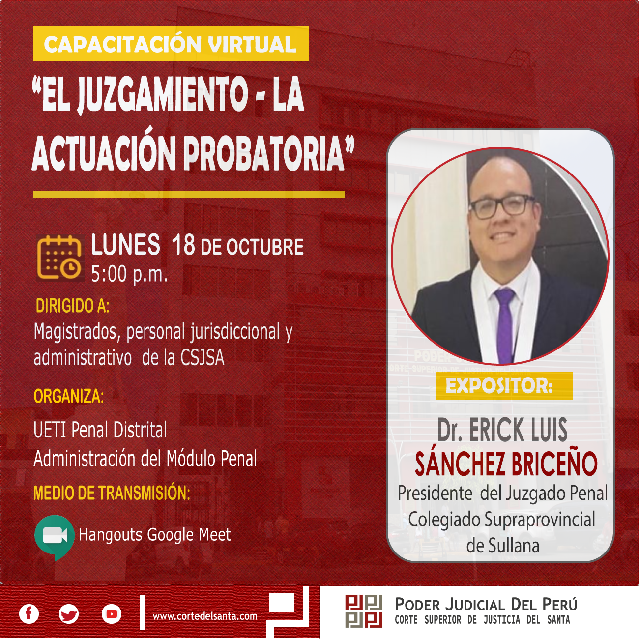 EL JUZGAMIENTO - LA ACTUACIÃ“N PROBATORIA