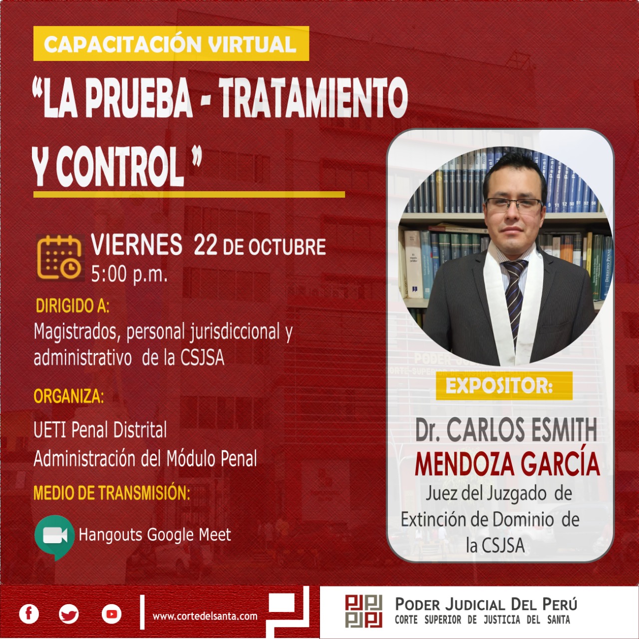 LA PRUEBA - TRATAMIENTO Y CONTROL