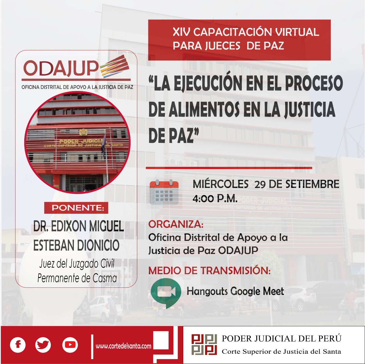 LA EJECUCIÃ“N EN EL PROCESO DE ALIMENTOS EN LA JUSTICIA DE PAZ