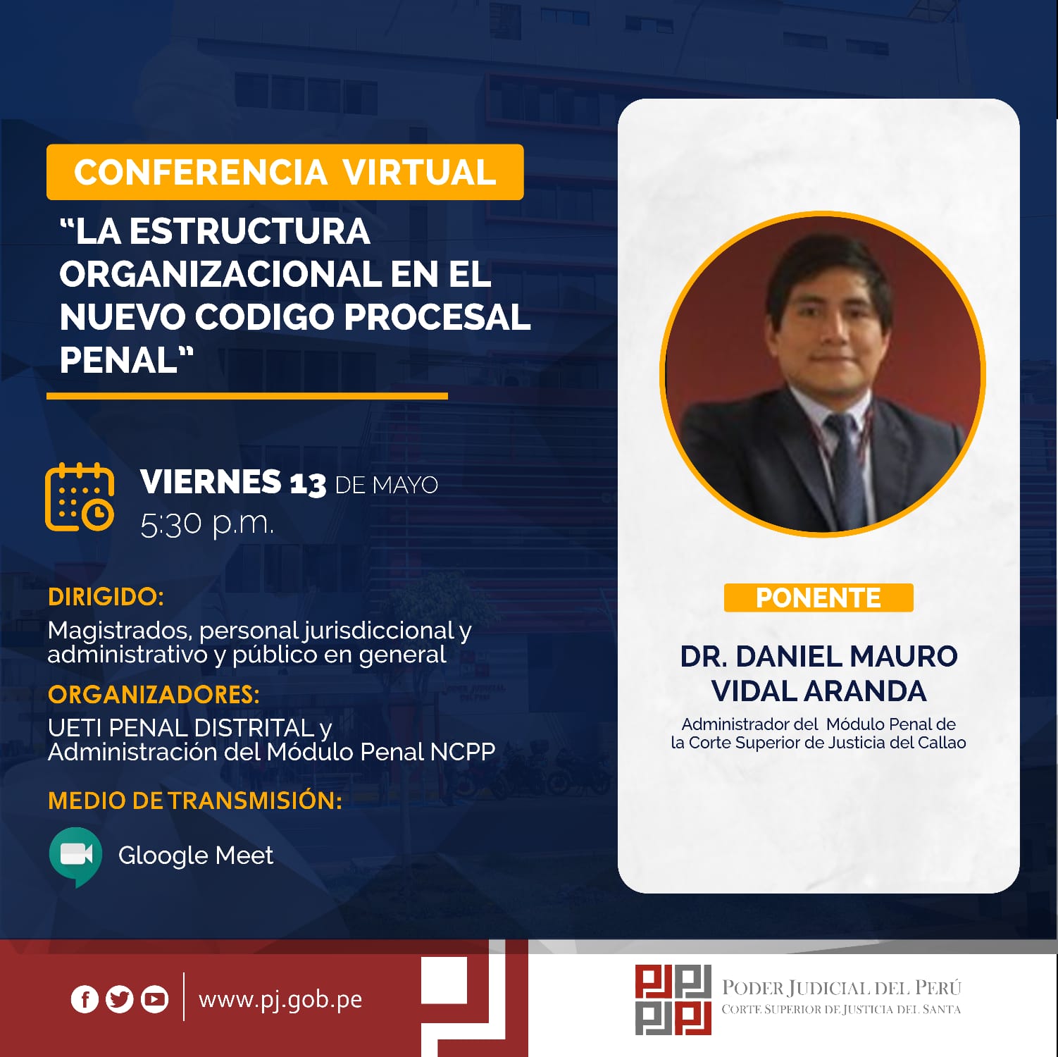 LA ESTRUCTURA ORGANIZACIONAL EN EL NUEVO CÃ“DIGO PROCESAL PENAL