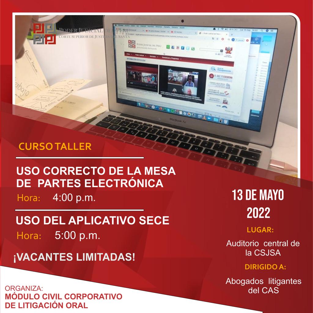USO CORRECTO DE LA MESA DE PARTES ELECTRÃ“NICA Y USO DEL APLICATIVO SECE