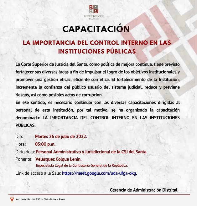 LA IMPORTANCIA DEL CONTROL INTERNO EN LAS INSTITUCIONES PÃšBLICAS
