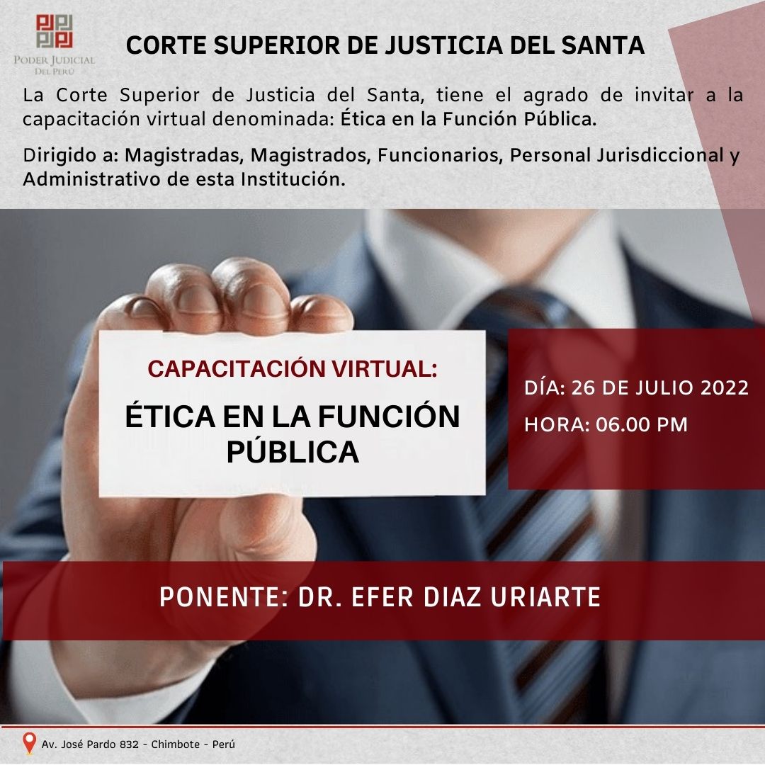 LA Ã‰TICA EN LA FUNCIÃ“N PÃšBLICA