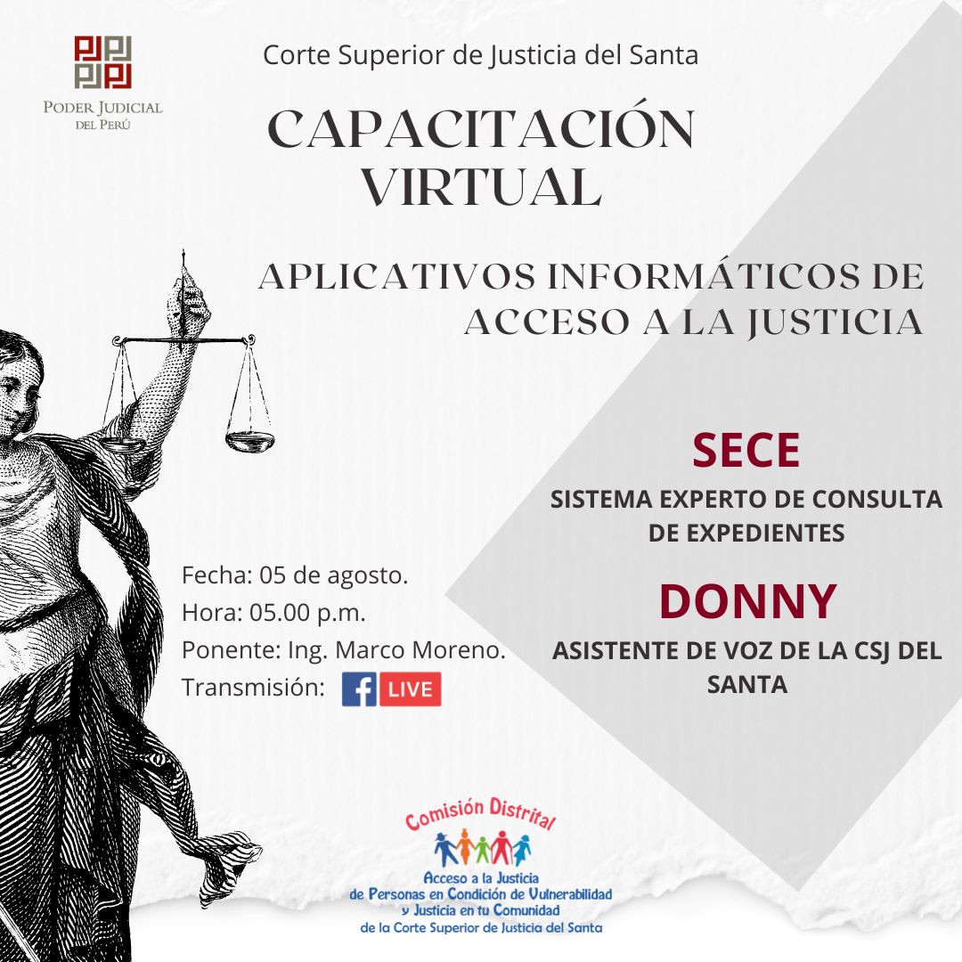 APLICATIVOS INFORMÃTICOS DE ACCESO A LA JUSTICIA
