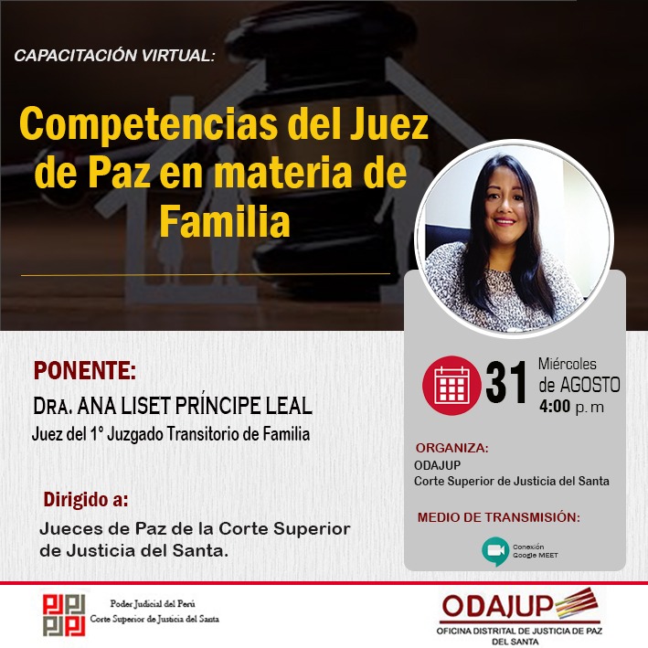 COMPETENCIAS DEL JUEZ DE PAZ EN MATERIA DE FAMILIA
