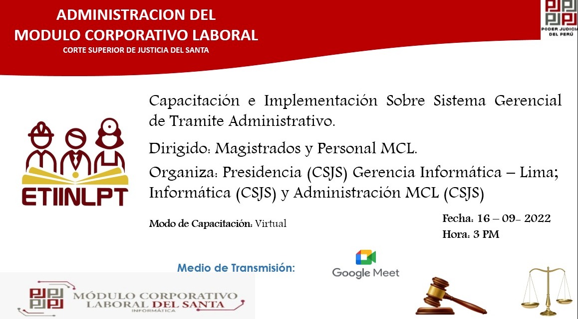 APLICATIVO SGD PARA EL MODULO CORPORATIVO LABORAL