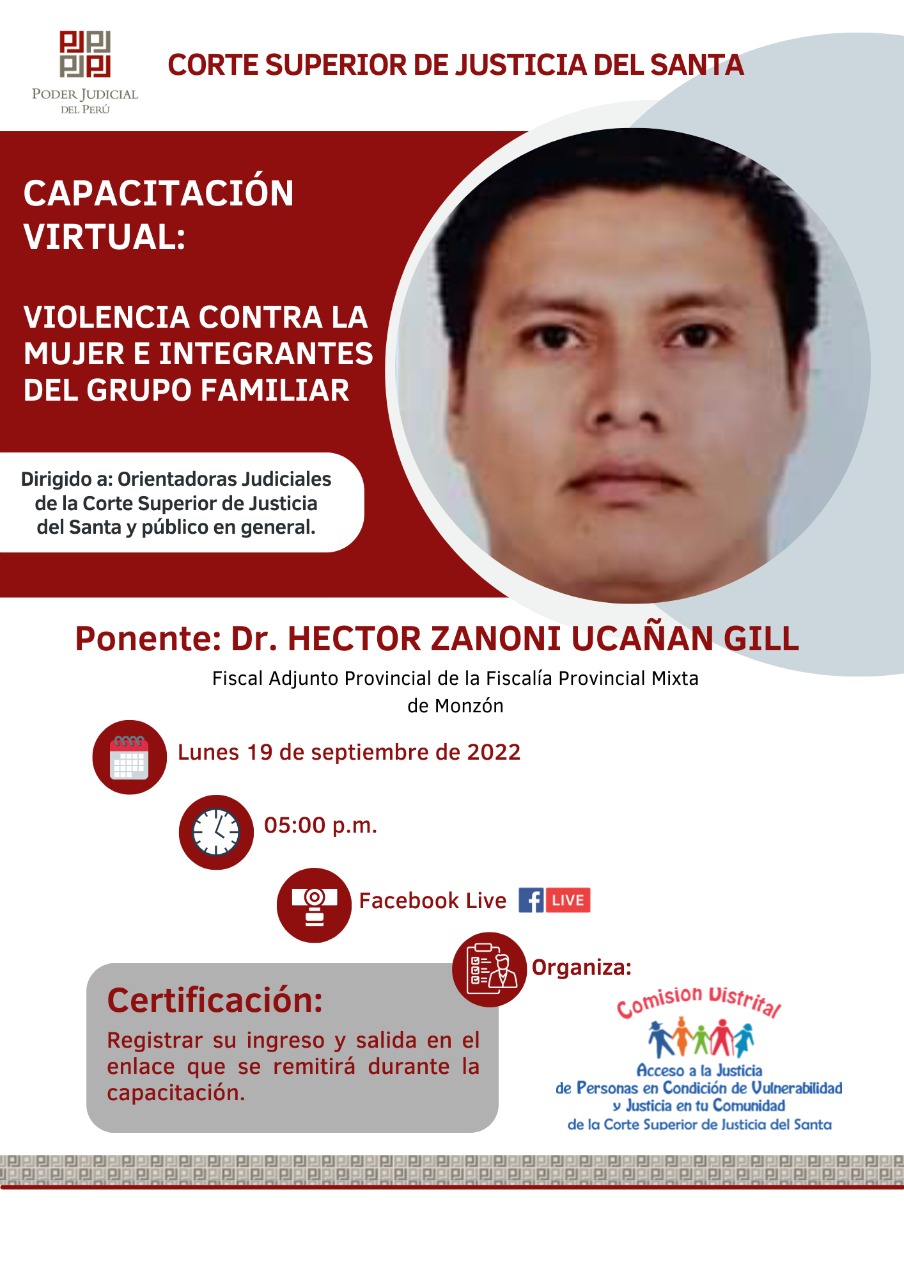 VIOLENCIA CONTRA LA MUJER E INTEGRANTES DEL GRUPO FAMILIAR