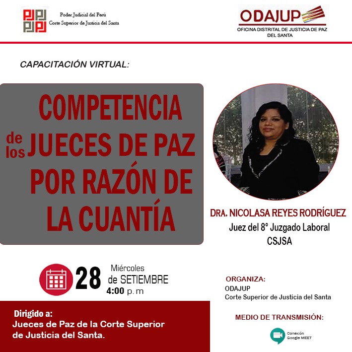 COMPETENCIA DE LOS JUECES DE PAZ POR RAZÃ“N DE LA CUANTÃA