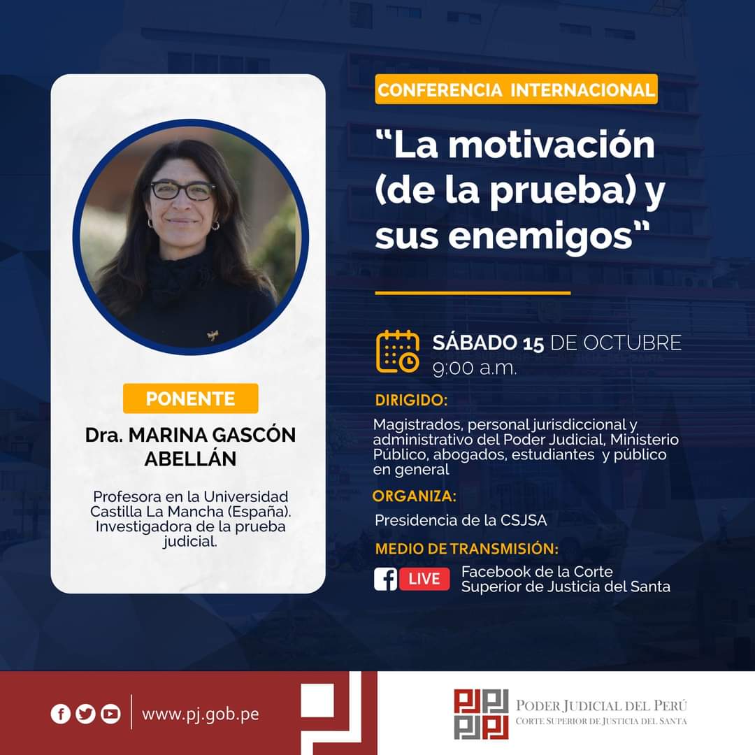 LA MOTIVACIÃ“N (DE LA PRUEBAS) Y SUS ENEMIGOS 