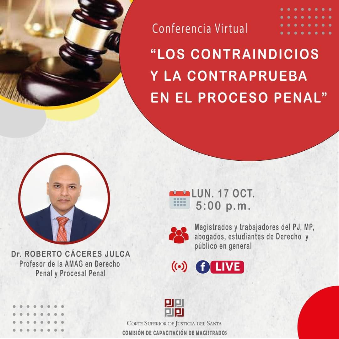 LOS CONTRAINDICIOS Y LA CONTRAPRUEBA EN EL PROCESO PENAL