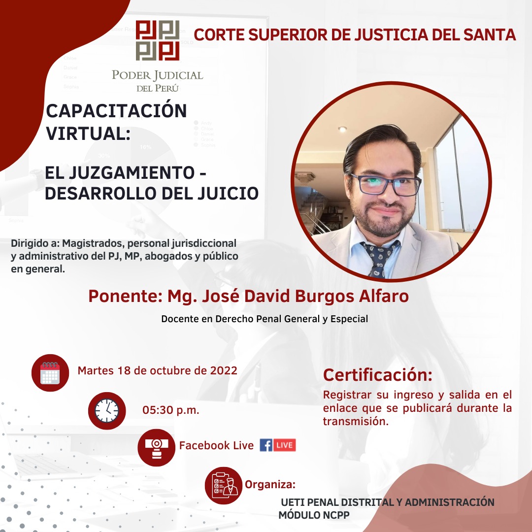 EL JUZGAMIENTO - DESARROLLO DEL JUICIO