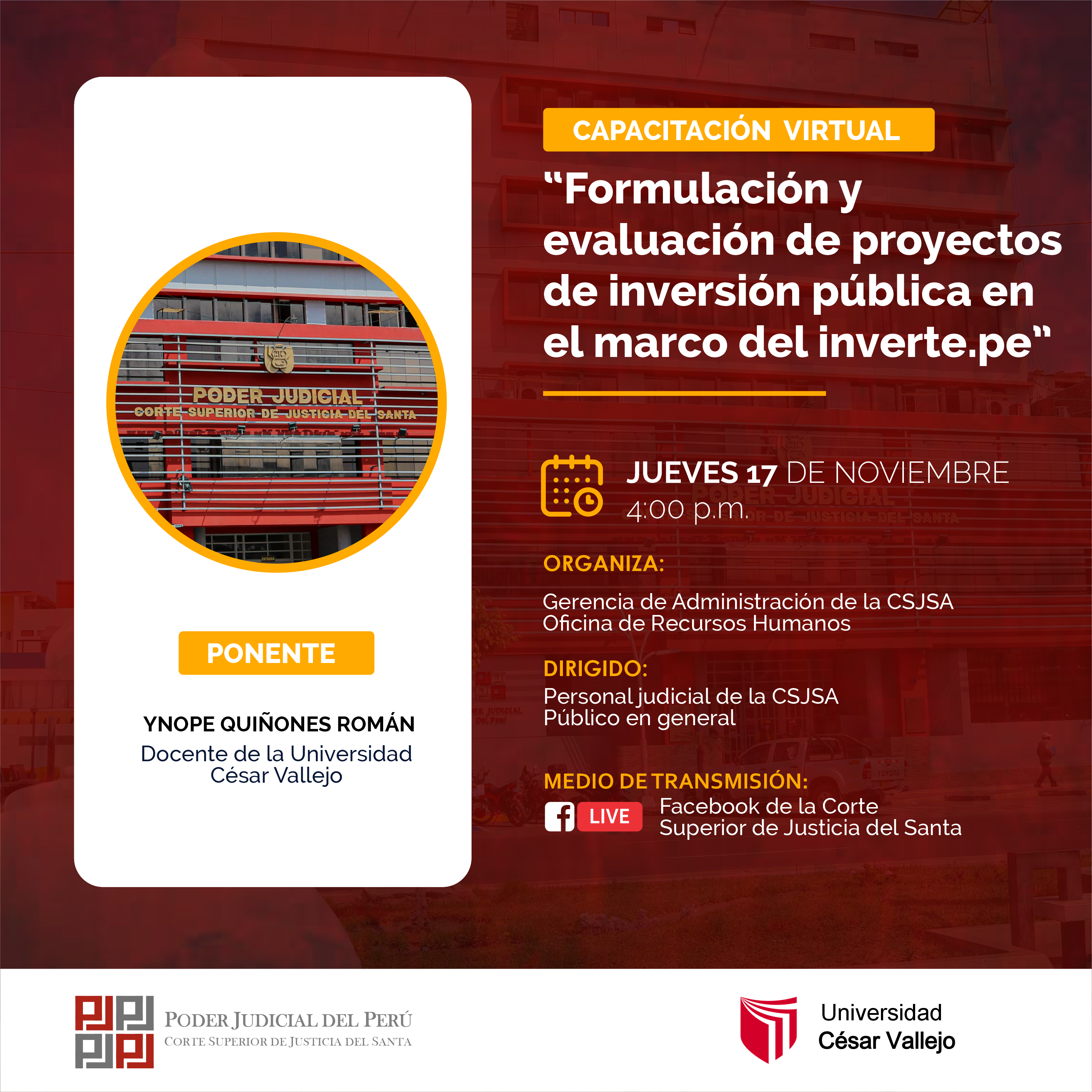 FORMULACIÃ“N Y EVALUACIÃ“N DE PROYECTOS DE INVERSIÃ“N PÃšBLICA EN EL MARCO DEL INVIERTE.PE