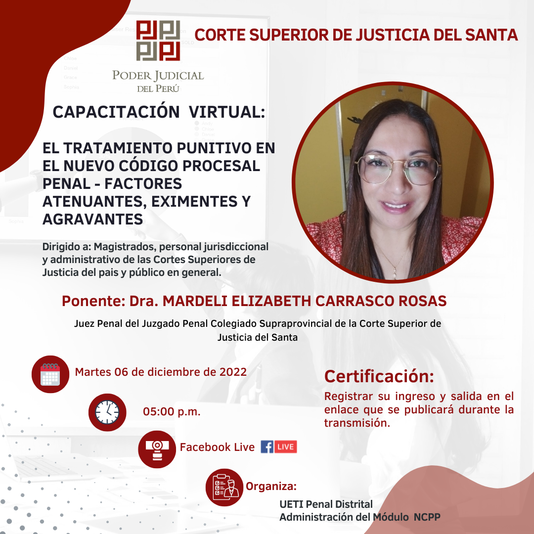 EL TRATAMIENTO PUNITIVO EN EL NUEVO CÃ“DIGO PROCESAL PENAL - FACTORES ATENUANTES, EXIMENTES Y AGRAVANTES