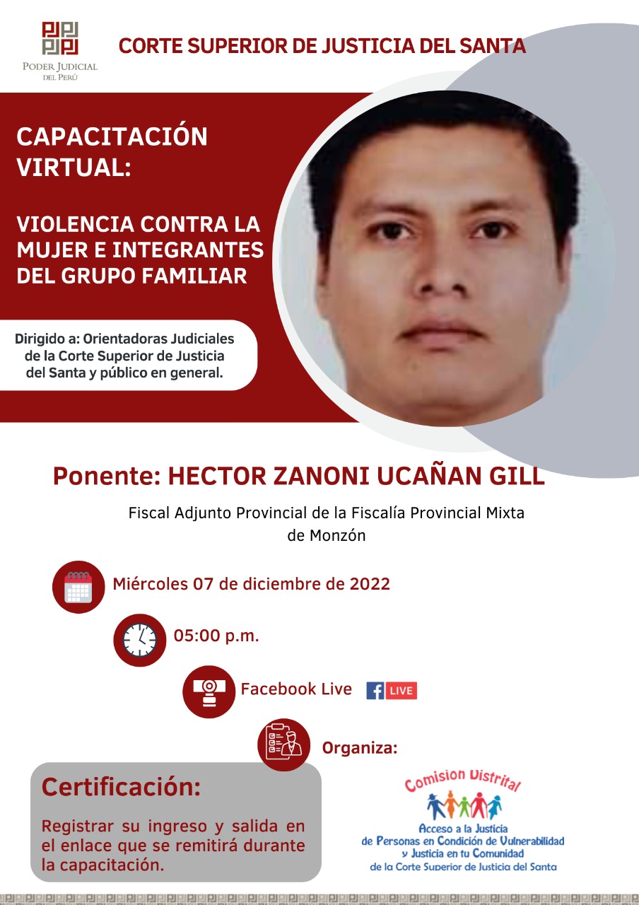 VIOLENCIA CONTRA LA MUJER E INTEGRANTES DEL GRUPO FAMILIAR