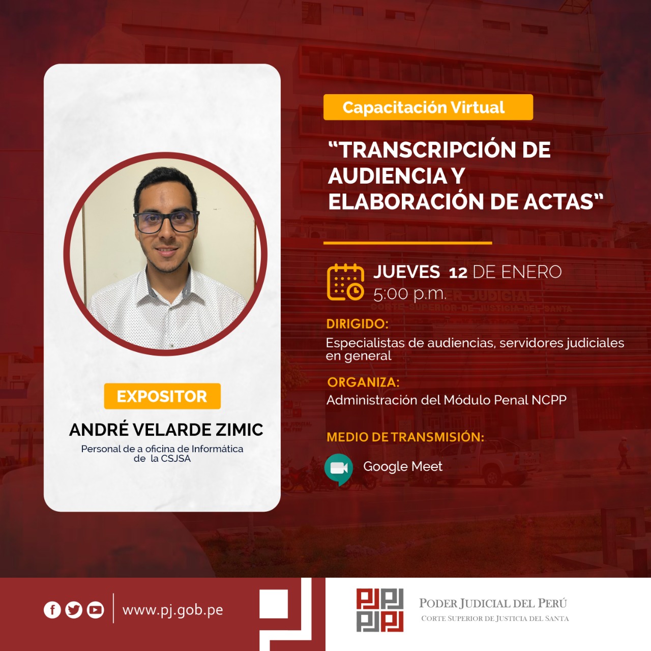 TRANSCRIPCIÃ“N DE AUDIENCIA Y ELABORACIÃ“N DE ACTAS