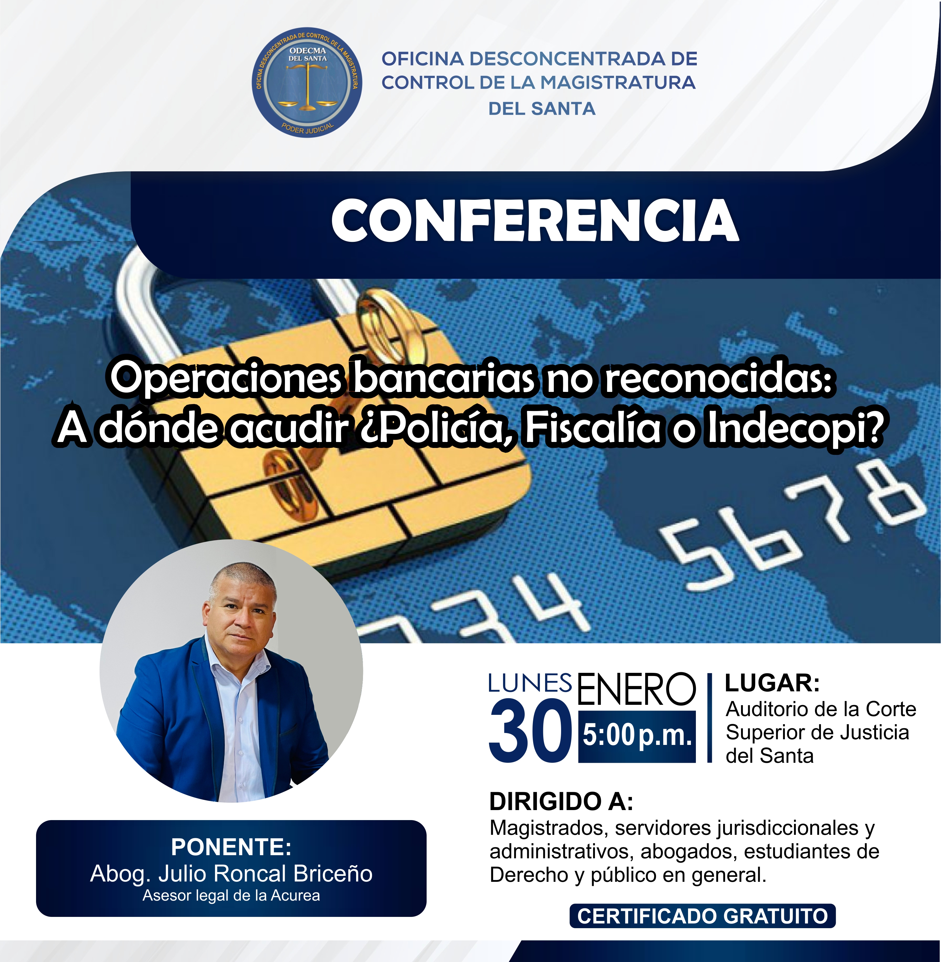 OPERACIONES BANCARIAS NO RECONOCIDAS: A DÃ“NDE ACUDIR Â¿POLICÃA, FISCALÃA O INDECOPI? 
