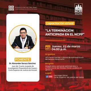 LA TERMINACIÓN ANTICIPADA EN EL NCPP