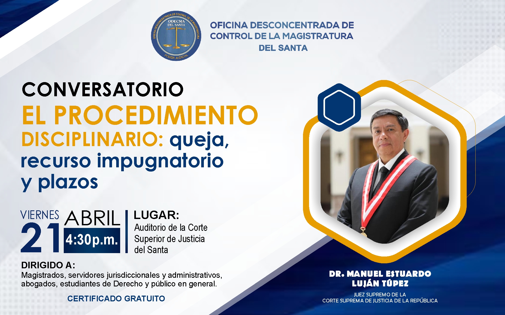 EL PROCEDIMIENTO DISCIPLINARIO: QUEJA, RECURSO IMPUGNATORIO Y PLAZOS