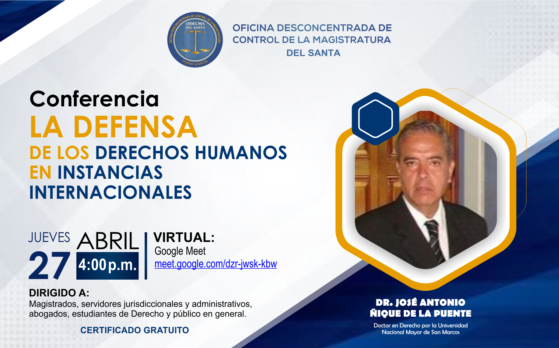 LA DEFENSA DE LOS DERECHOS HUMANOS EN INSTANCIAS INTERNACIONALES