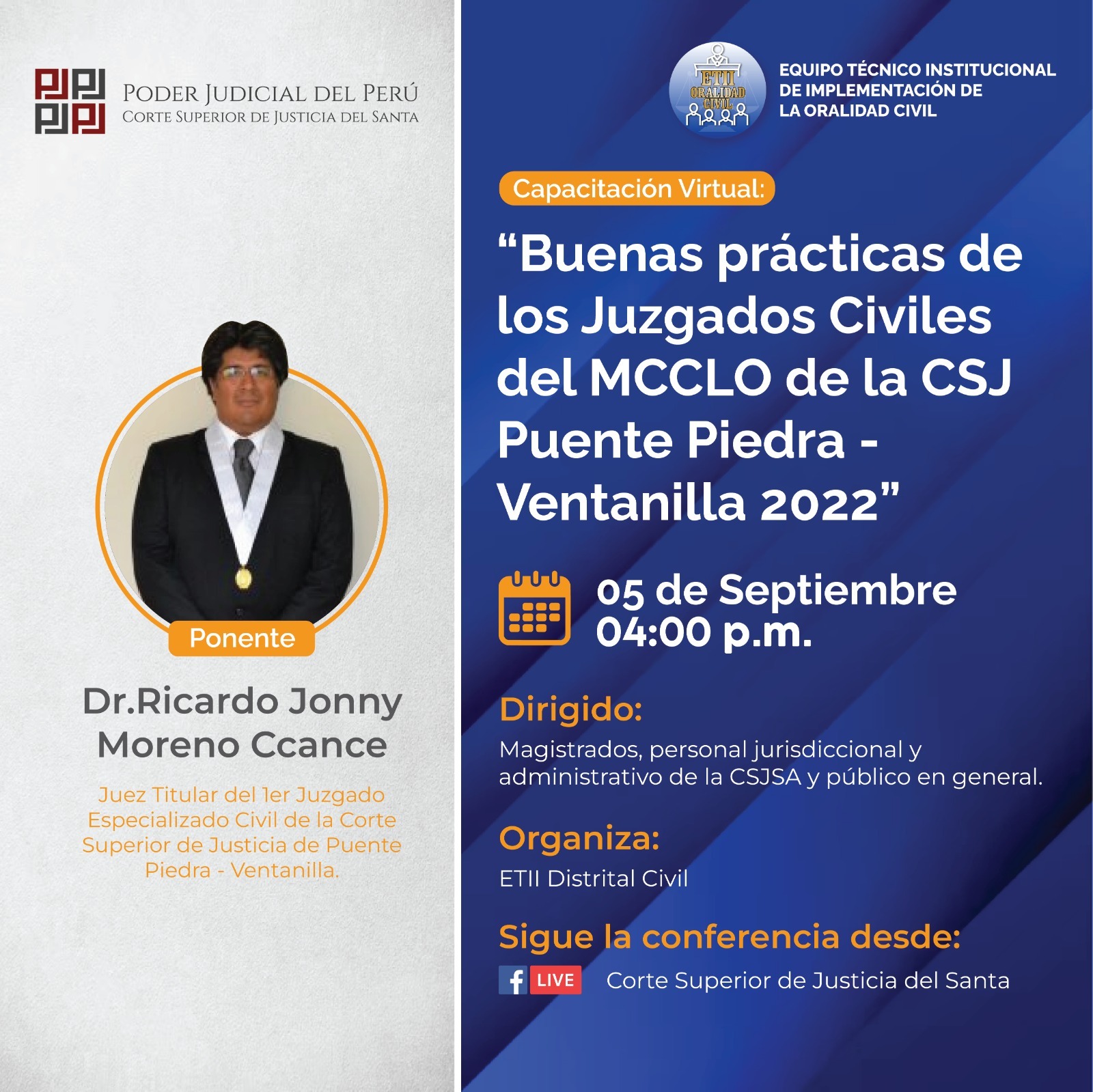BUENAS PRÁCTICAS DE LOS JUZGADOS CIVILES DEL MCCLO DE LA CSJ PUENTE PIEDRA-VENTANILLA 2022