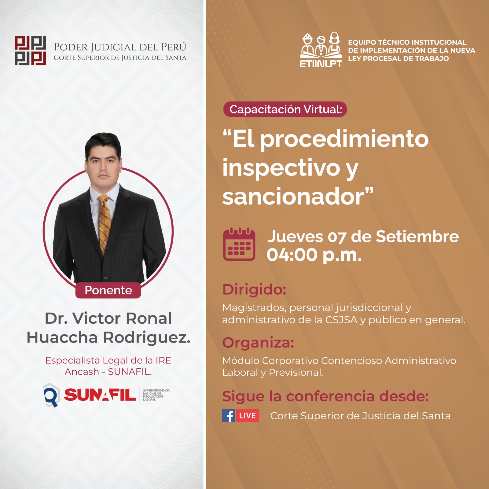 EL PROCEDIMIENTO INSPECTIVO Y SANCIONADOR