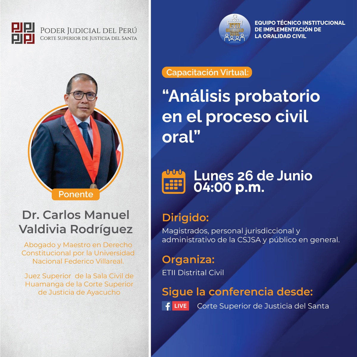 ANALISIS PROBATORIO EN EL PROCESO CIVIL ORAL