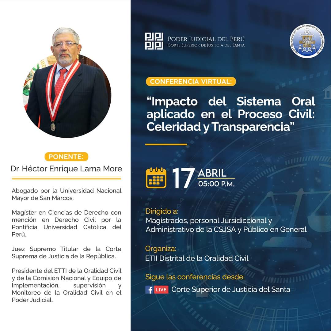 IMPACTO DEL SISTEMA ORAL APLICADO EN EL PROCESO CIVIL CELERIDAD Y TRANSPARENCIA