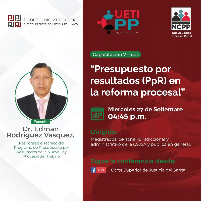 PRESUPUESTO POR RESULTADOS (PpR) EN LA REFORMA PROCESAL