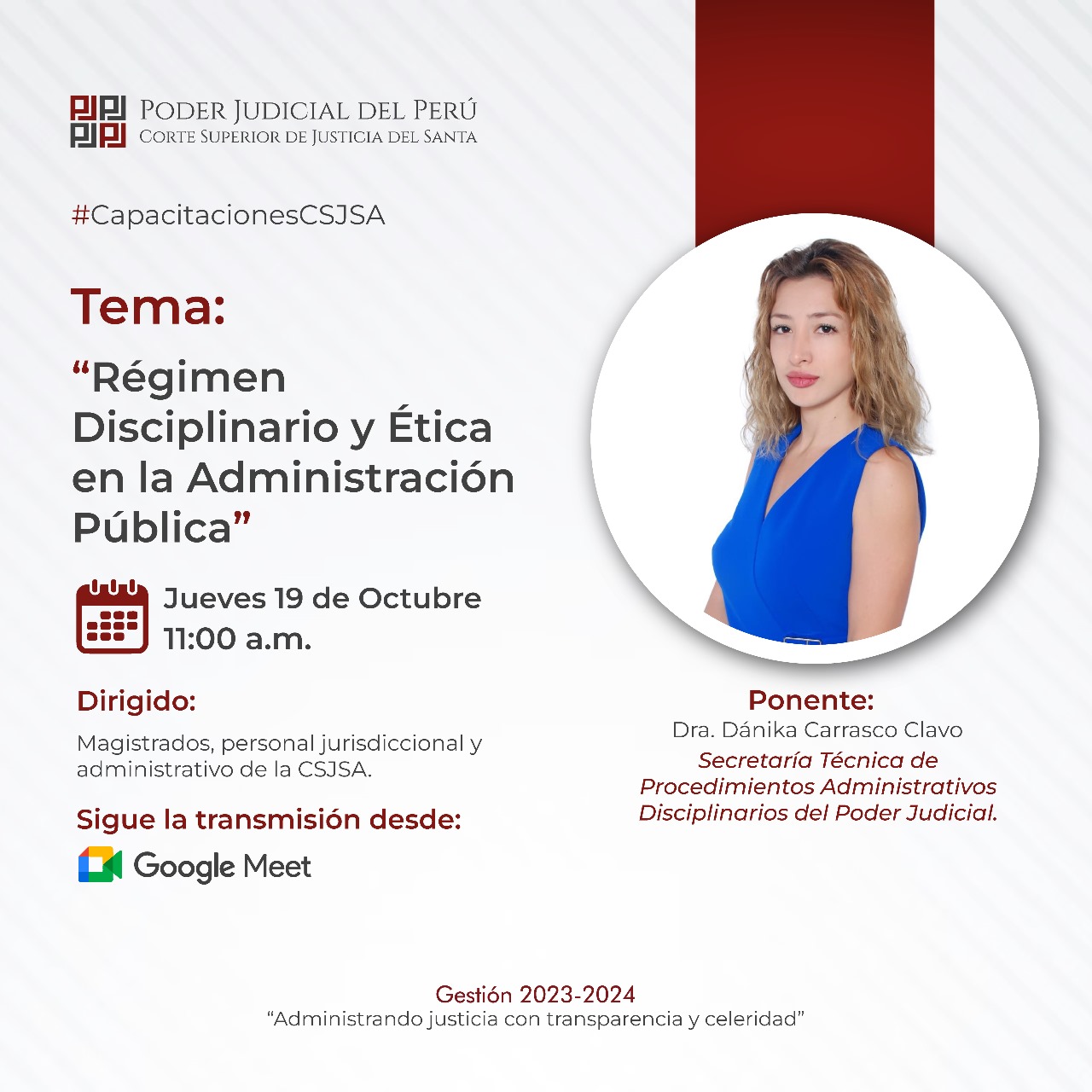 RÉGIMEN DISCIPLINARIO Y ÉTICA EN LA ADMINSITRACIÓN PÚBLICA