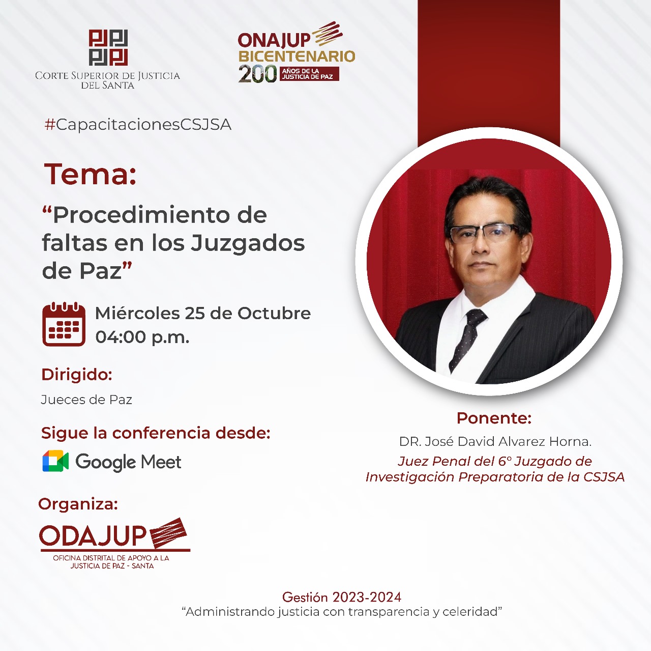 PROCEDIMIENTO DE FALTAS EN LOS JUZGADOS DE PAZ