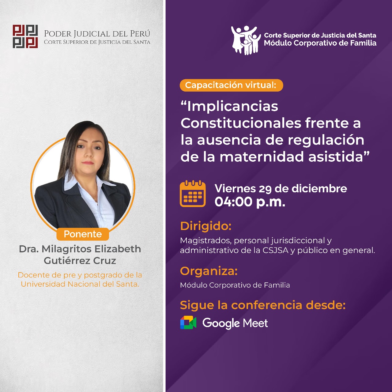 IMPLICANCIAS CONSTITUCIONALES FRENTE A LA AUSENCIA DE REGULACIÓN DE LA MATERNIDAD ASISTIDA