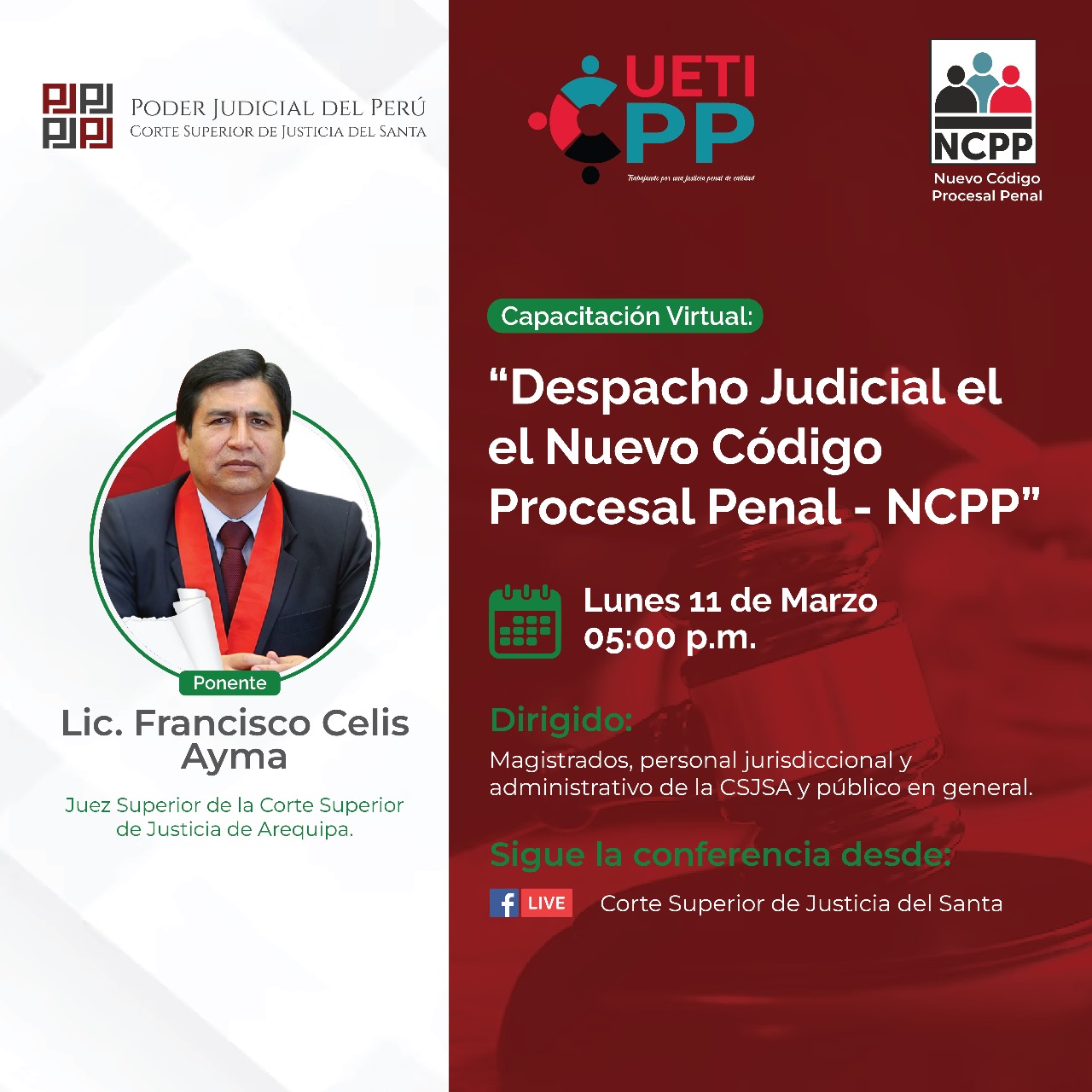 DESPACHO JUDICIAL EN EL NUEVO CÓDIGO PROCESAL PENAL - NCPP