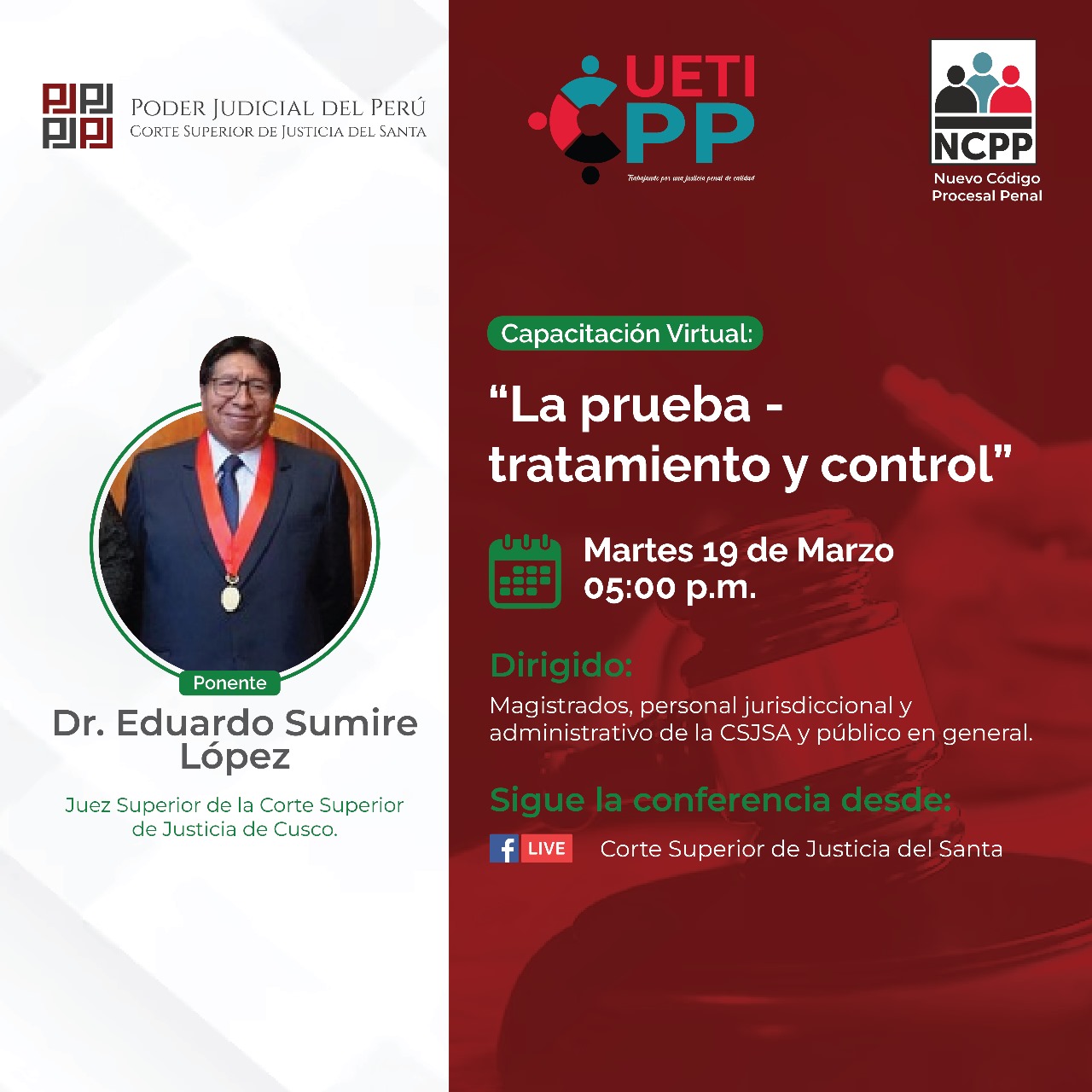 LA PRUEBA - TRATAMIENTO Y CONTROL