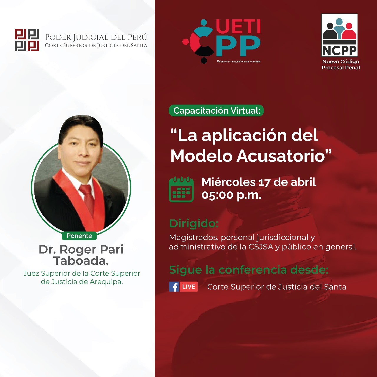 LA APLICACIÓN DEL MODELO ACUSATORIO