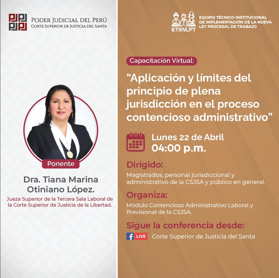 APLICACIÓN Y LÍMITES DEL PRINCIPIO DE PLENA JURISDICCIÓN EN EL PROCESO CONTENCIOSO ADMINISTRATIVO