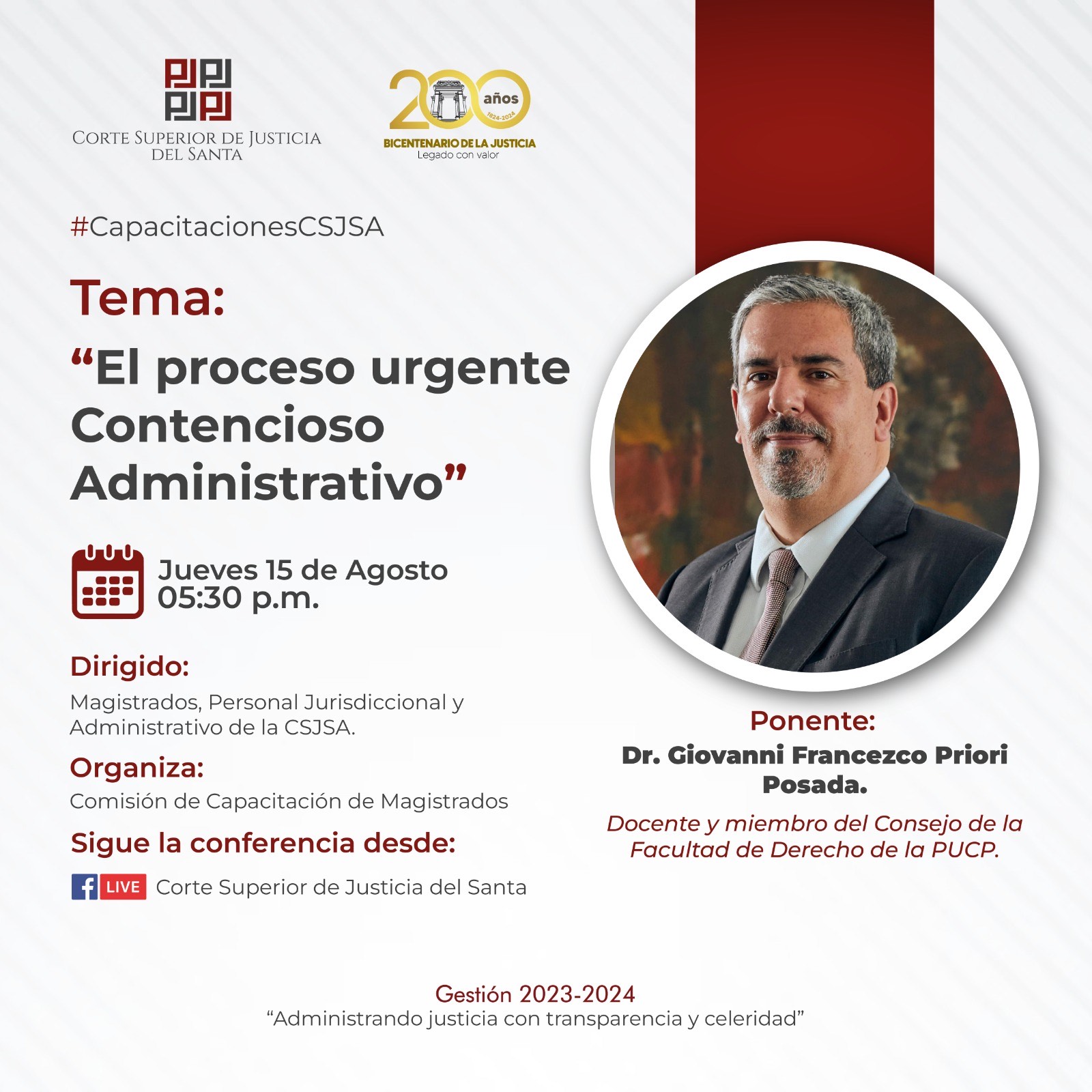 “EL PROCESO URGENTE CONTENCIOSO ADMINISTRATIVO”